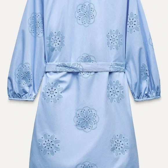 Blue Women's Dress - Picture 2 of 3